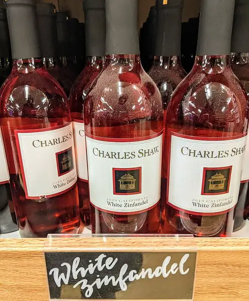 charles shaw - white zinfandel, fred franzia