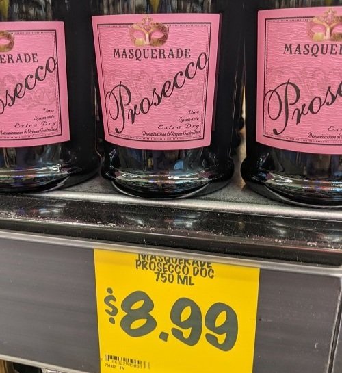 why is grocey outlet wine cheap = prosecco wine