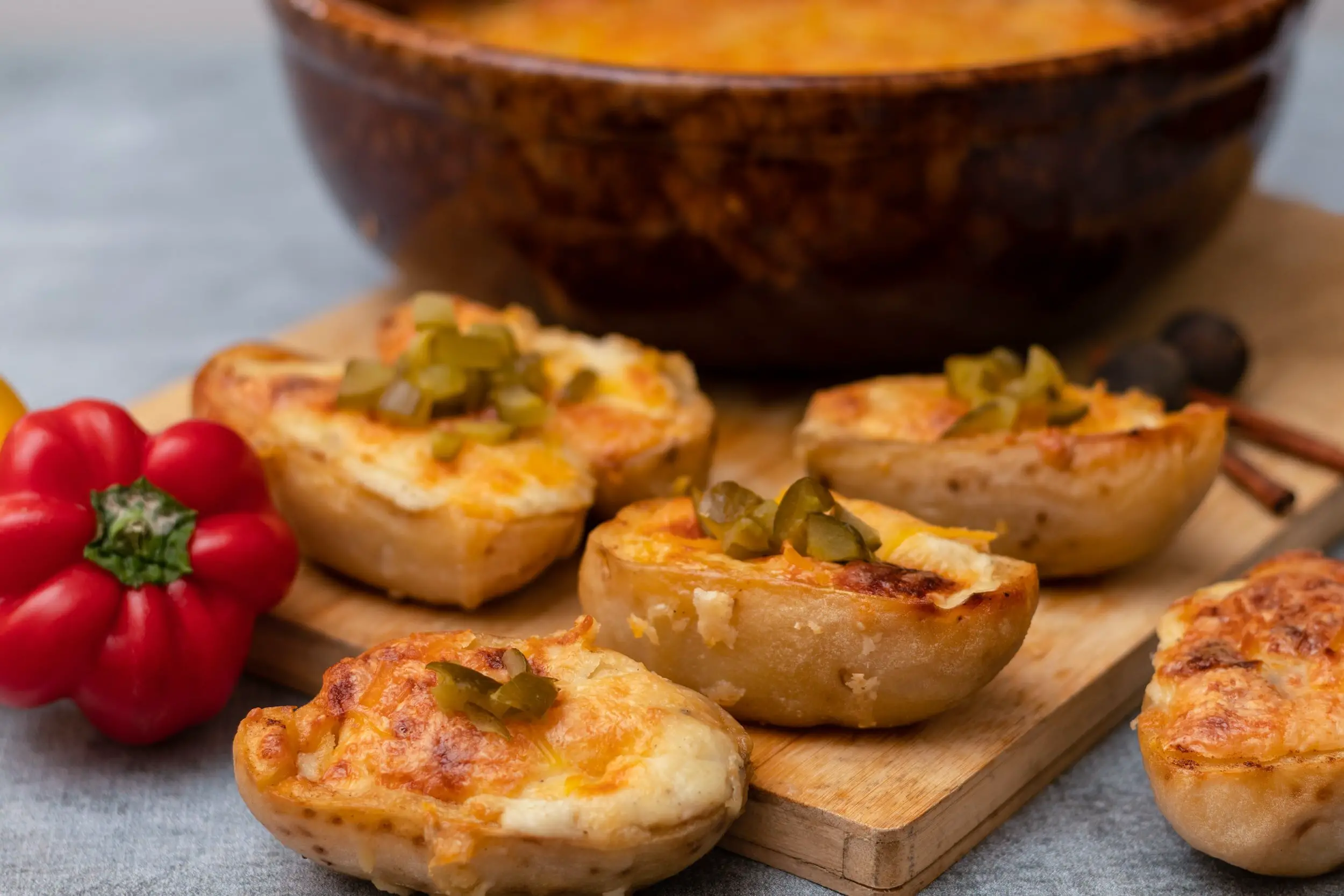 merlot vegetarian food pairing - baked potatos