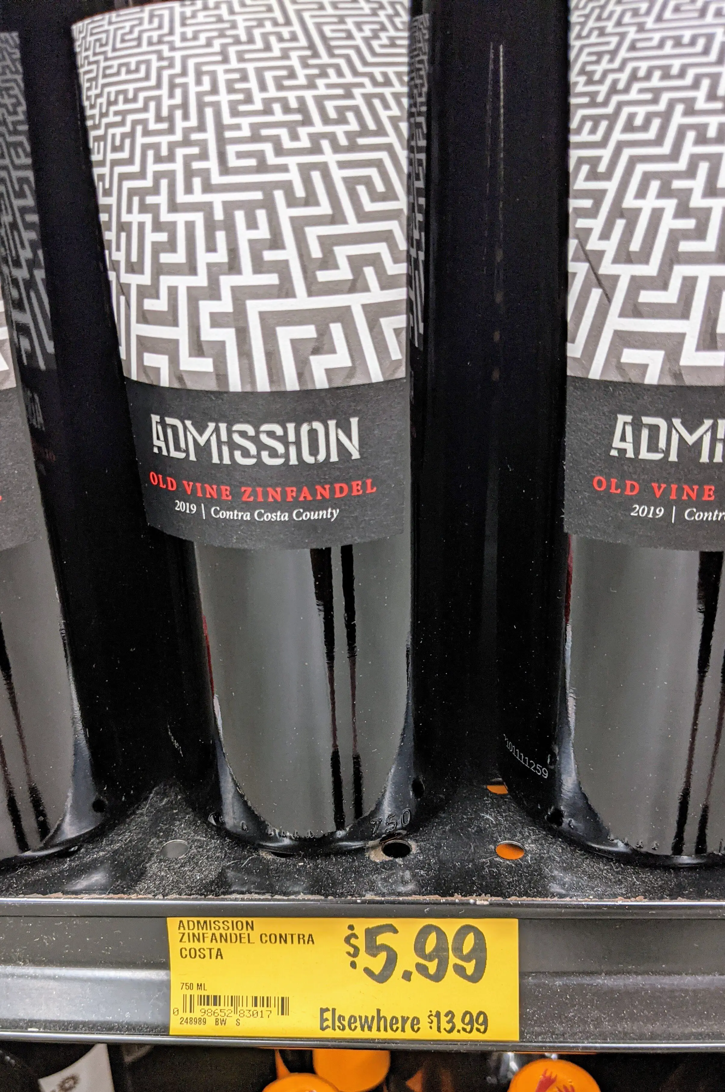 how to read a wine label - old vine zinfandel