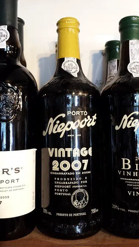 what is vintage port wine - niepoort vintage 2007 bottles