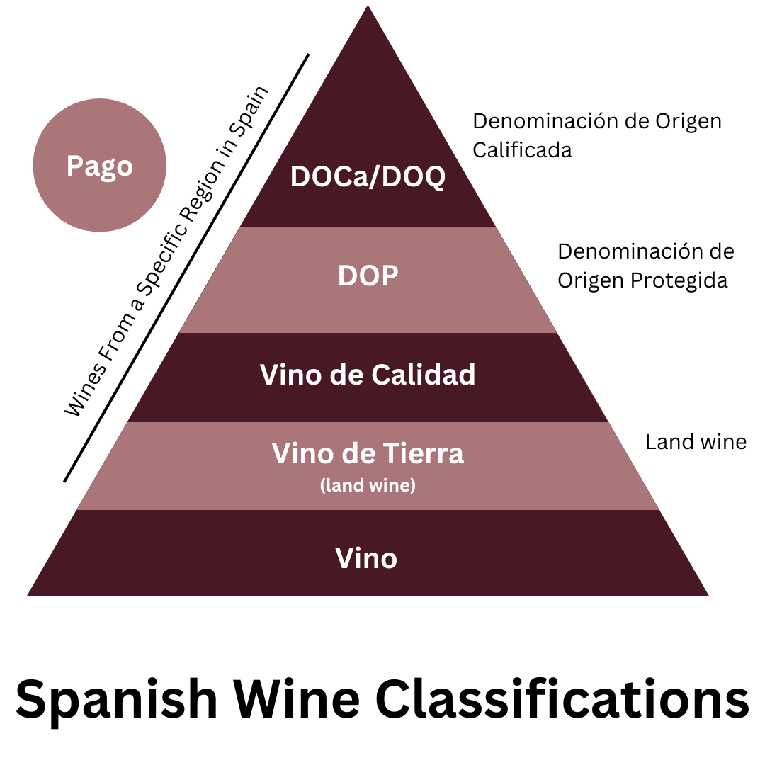 easy-spanish-wine-classification-pyramid - red spanish wines