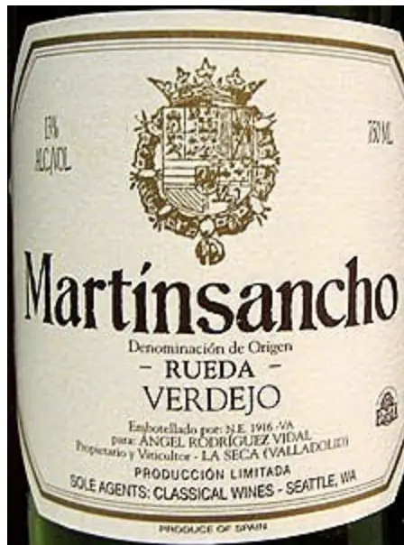 martinsancho 2017 verdejo wine label - why I love verdejo