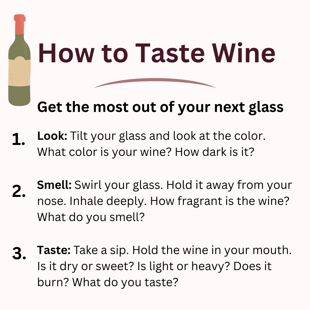 how-to-taste-wine-simple-steps zinfandel wine guide