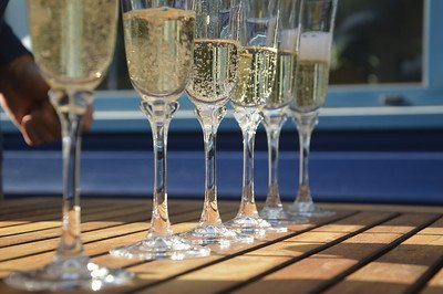 Champagne in Glasses Row - do you refrigerate leftover champagne