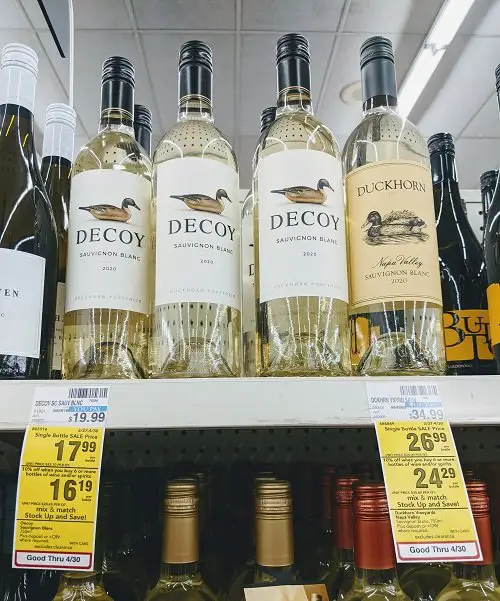 Duckhorn and decoy wine labels - how to pick a good grocery store wine