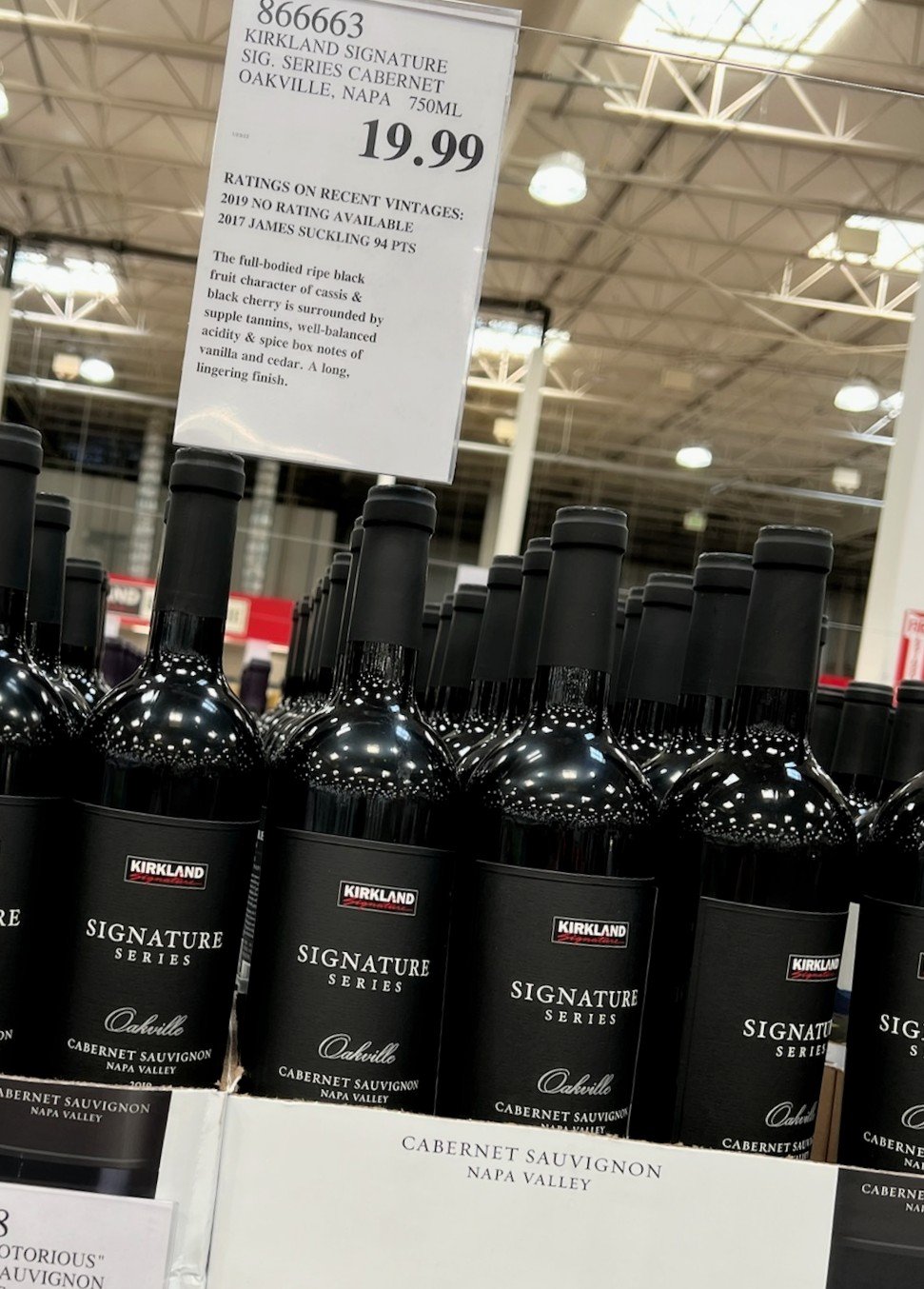 old vine wiens - kirkland signature series oakville cabernet sauvignon