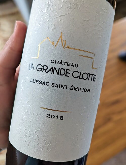 aging merlot wine - bordeaux blend la grande clotte lussac saint emilion 2018