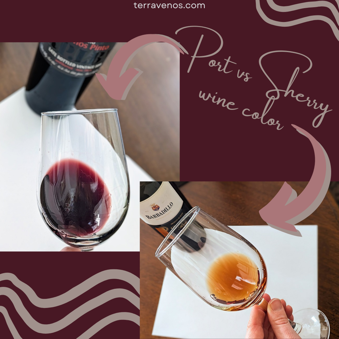 port vs sherry wine color