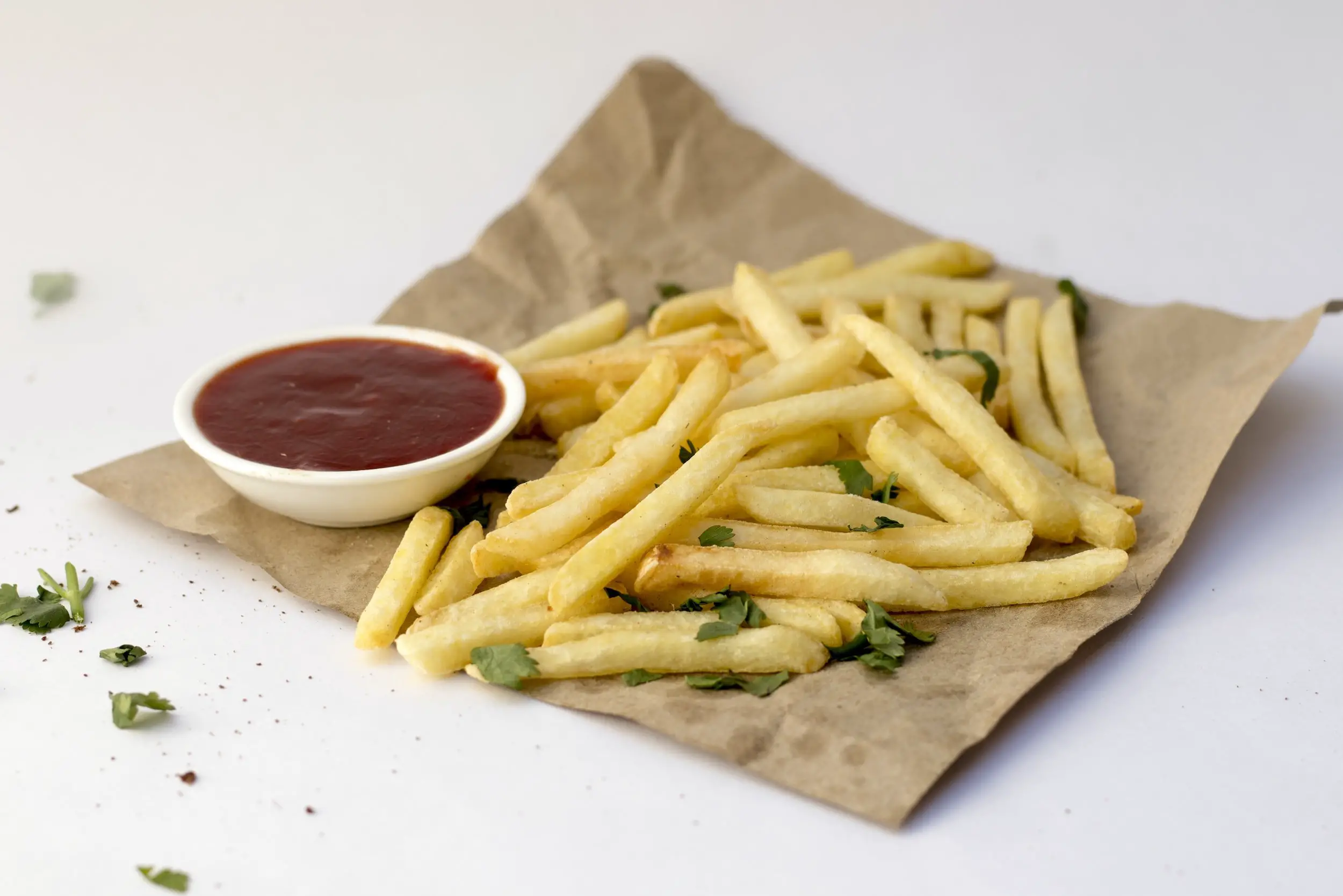 easiest wine tasting appetizer - french fries