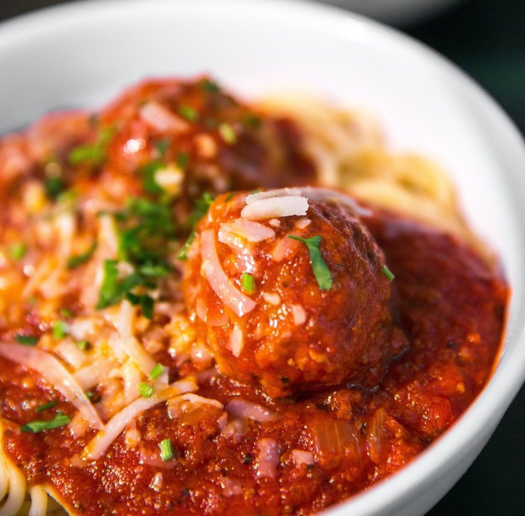 spaghetti meatball - chewy red wines