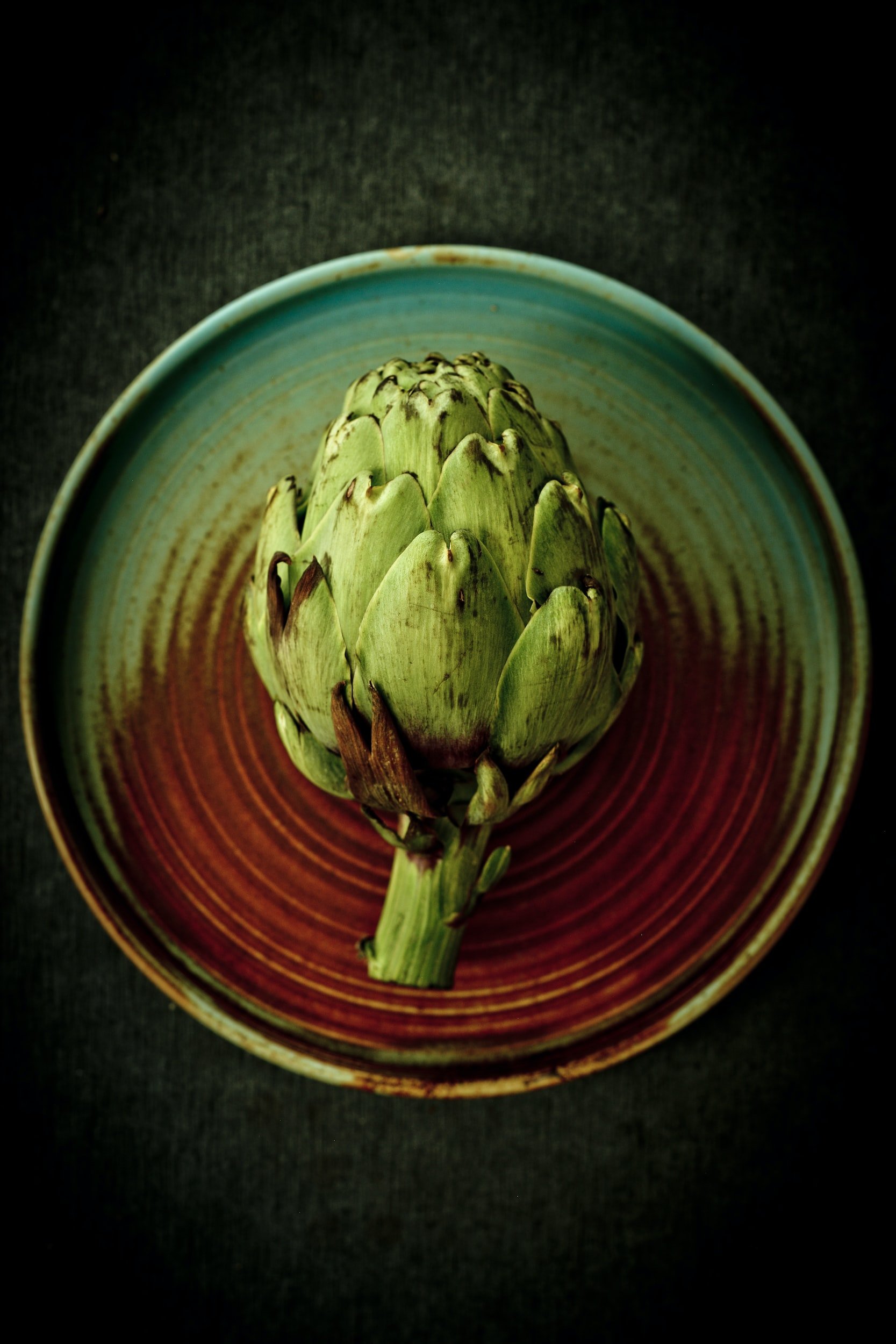 food with wine pairing artichoke