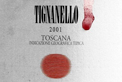 Tignanello IGT Wine Label - italian wine classification system