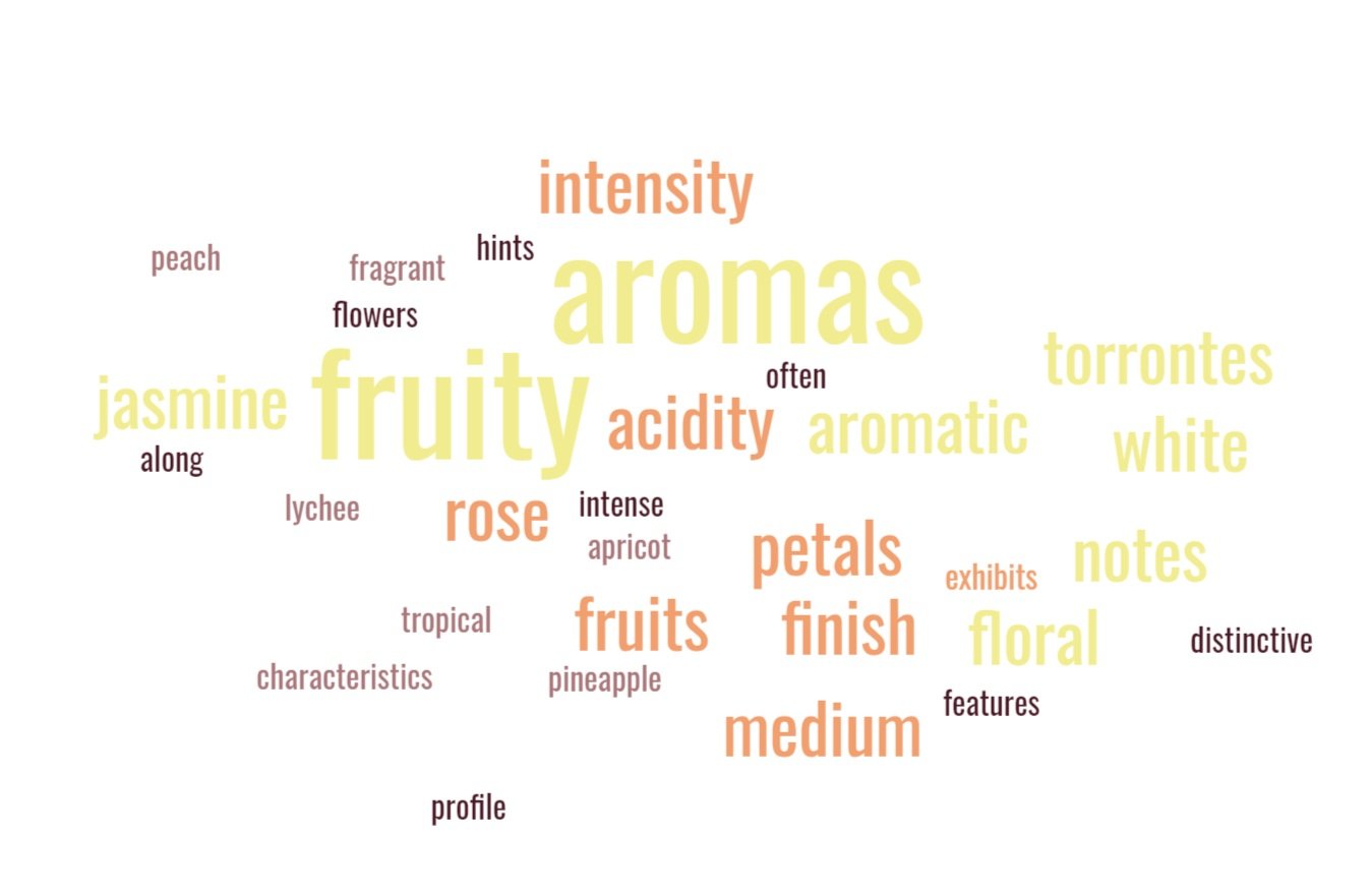 torrontes-flavors-word-cloud torrontes wine guide