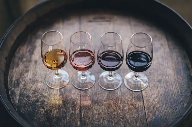 port vs madeira - wine flight