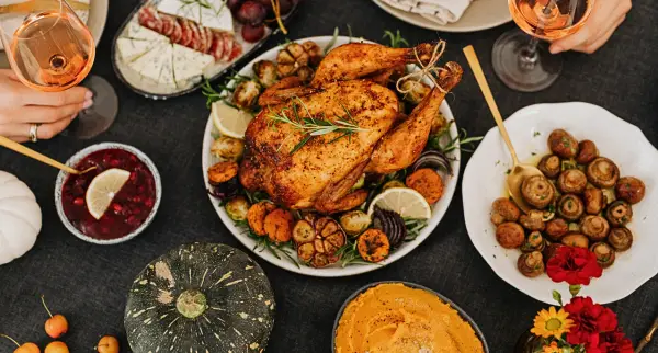 best wines for thanksgiving - turkey dinner