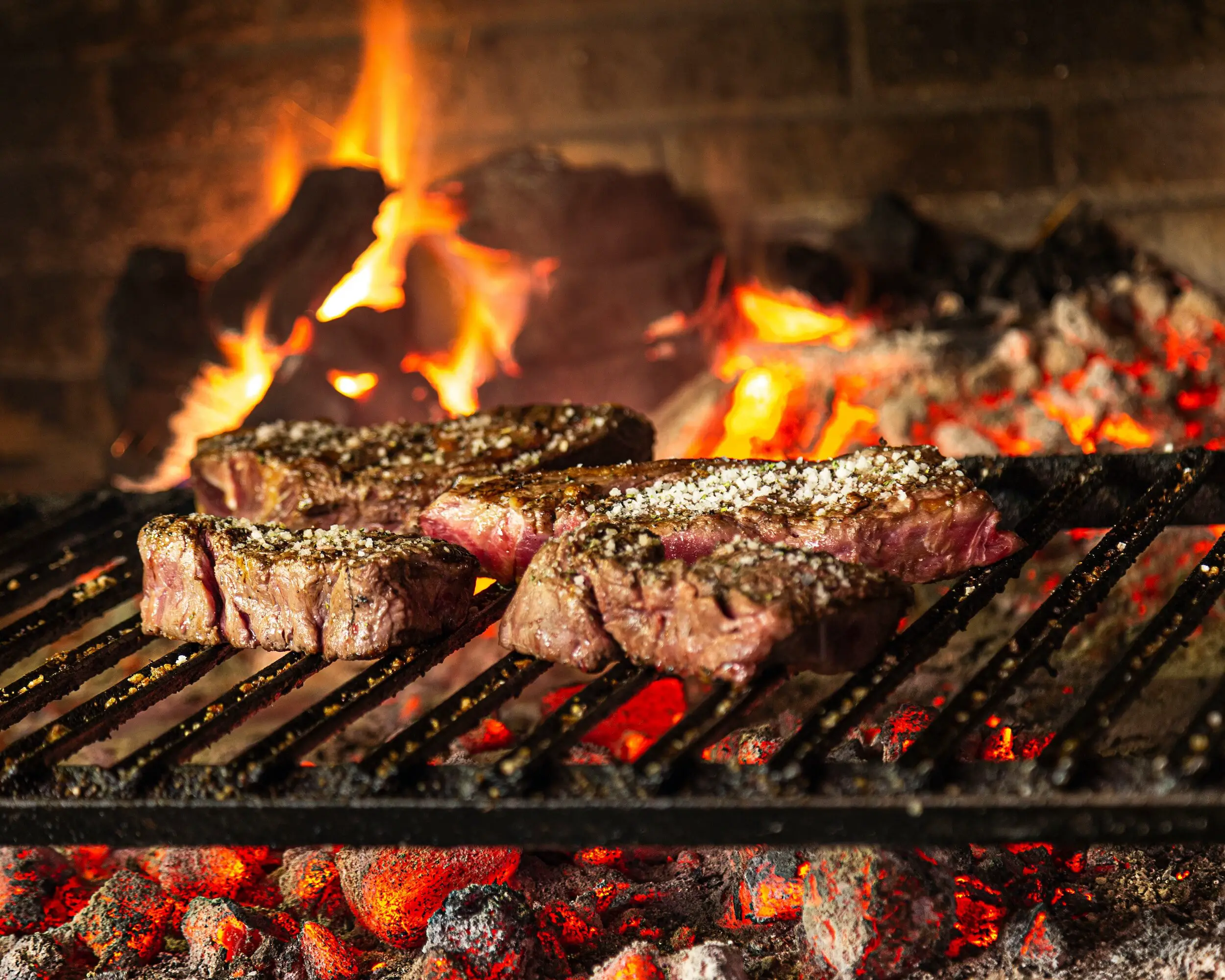 grilled steak - syrah vs gamay wine