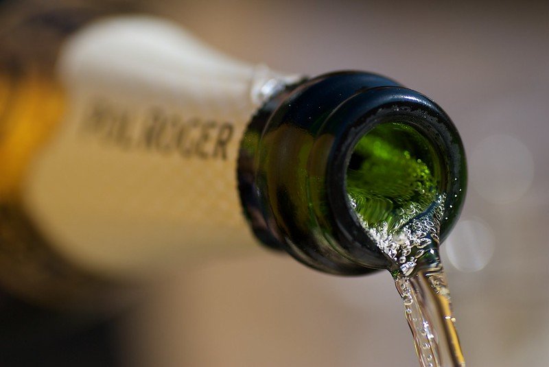 do you put champagne in the refrigerator after opening - champagne pouring