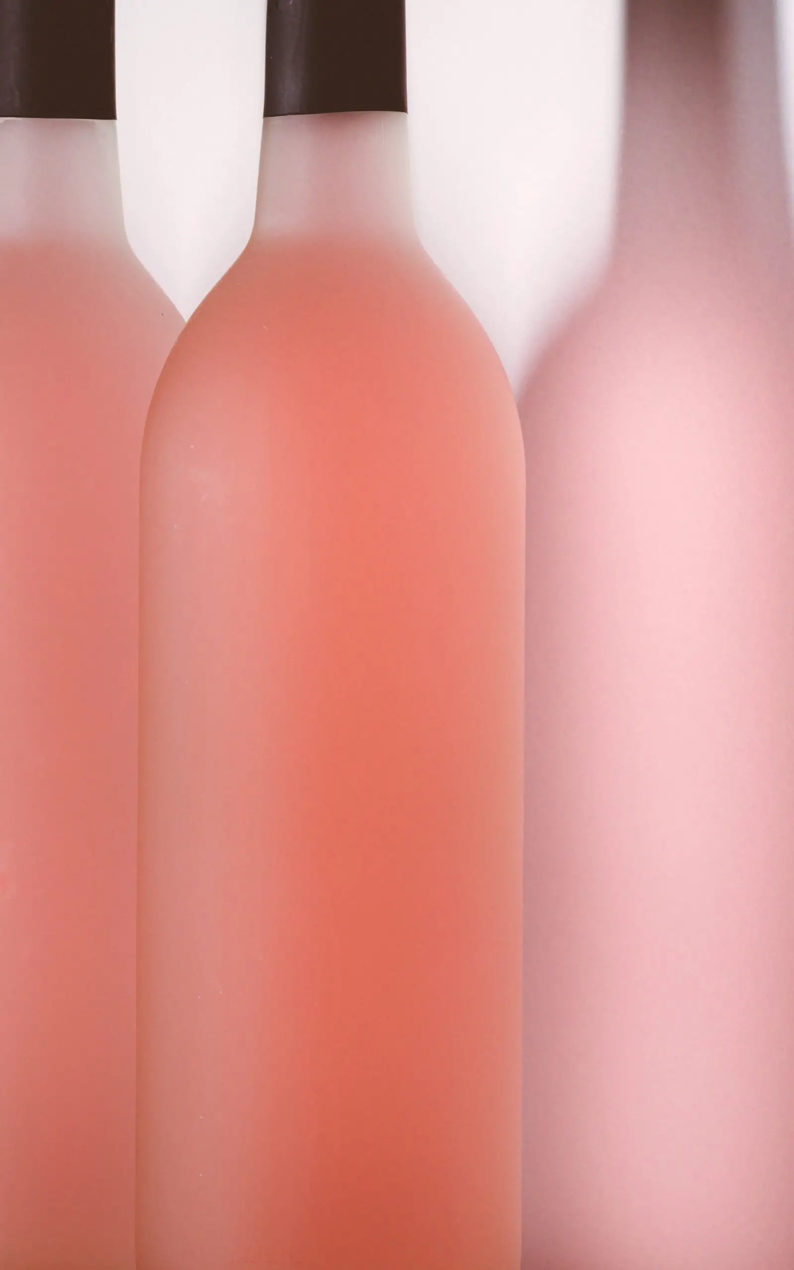 is rose sweet - pink wine bottles