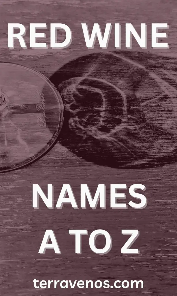 Red Wine Names A to Z