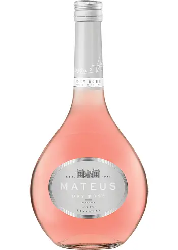 Mateus Dry Rose Flask Bottle - rose wine valentine's day