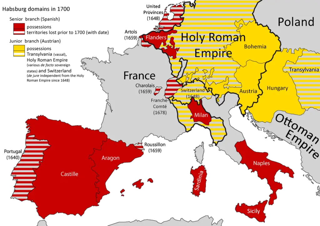 where do grape names come from - map of habsburg empire