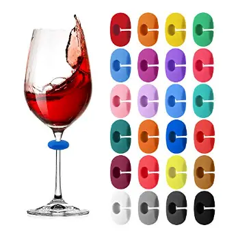 wine glass charms - wine tasting essentials